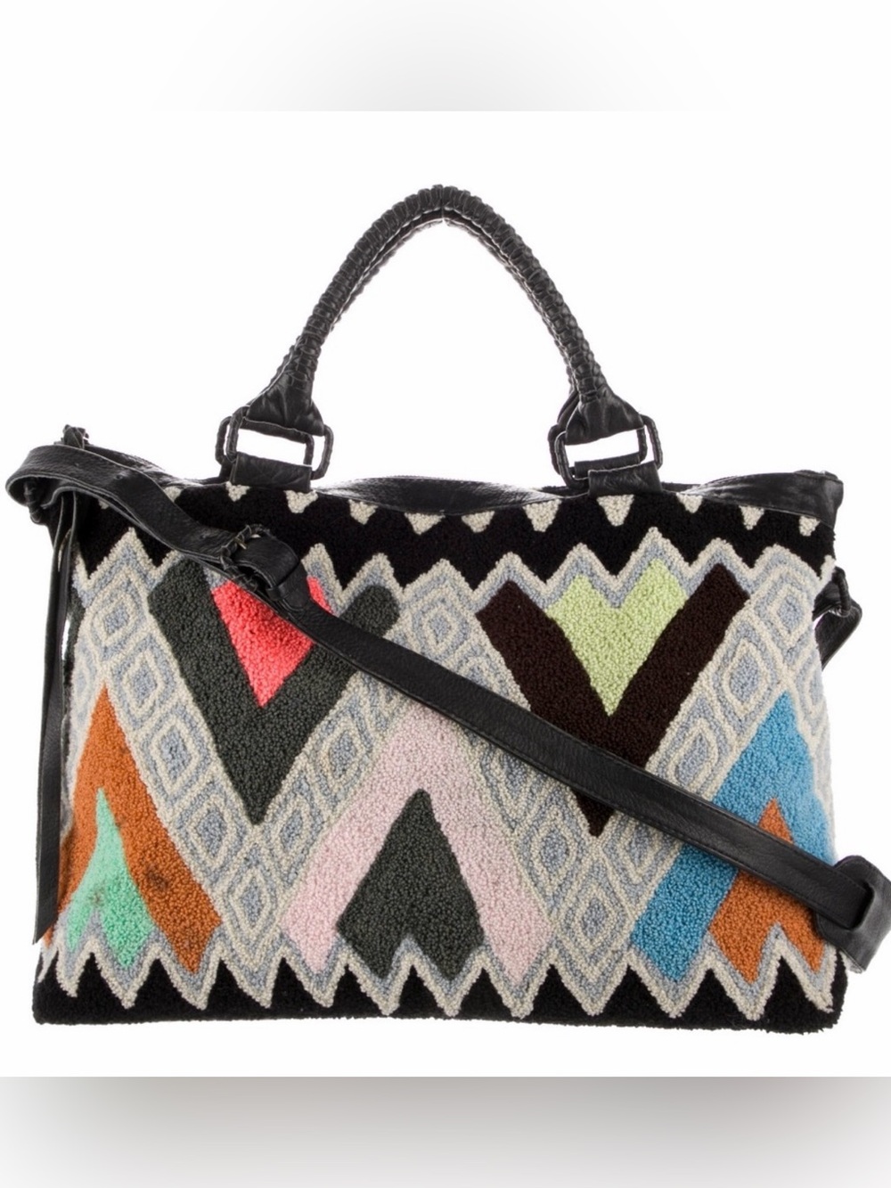 Cleobella Weekender leather bag